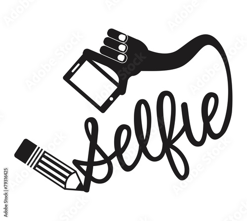 photo selfie design, vector illustration eps10 graphic 