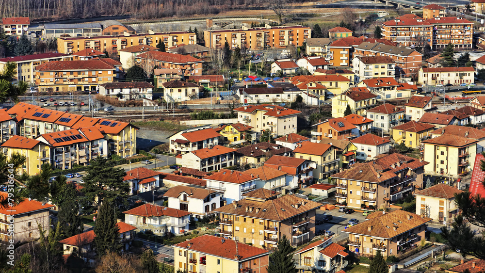 Avigliana cityscape - Italy