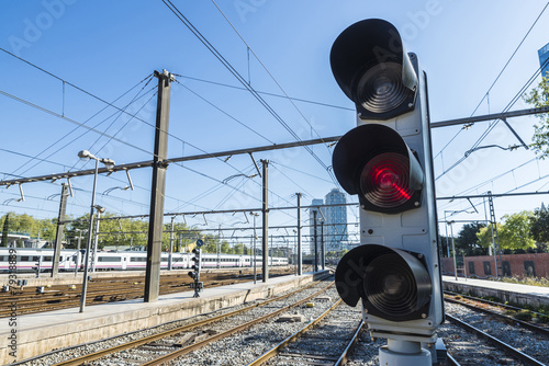 railway semaphore photo