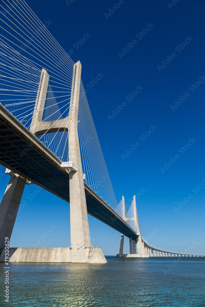 Fototapeta premium Vasco da Gama Bridge in Lisbon