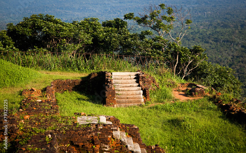 Sigiriya Lion Rock Fortress in Sri Lanka photo