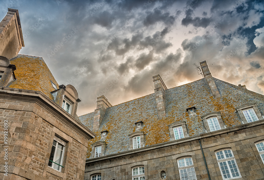 Medieval architecture of Saint Malo - France Medieval architecture of Saint Malo - France