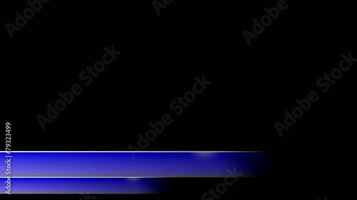 Lower 3rd news corporate dual blue third l3rd