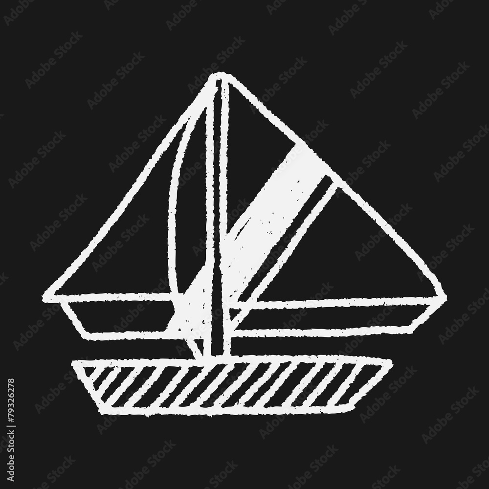 Doodle Sailboat Doodle Sailboat