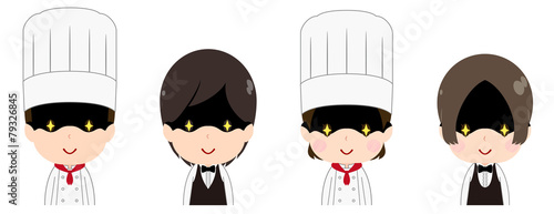 コック　ウェイトレス　企む