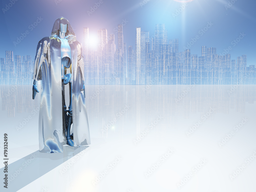 Obraz premium Robot Warrior