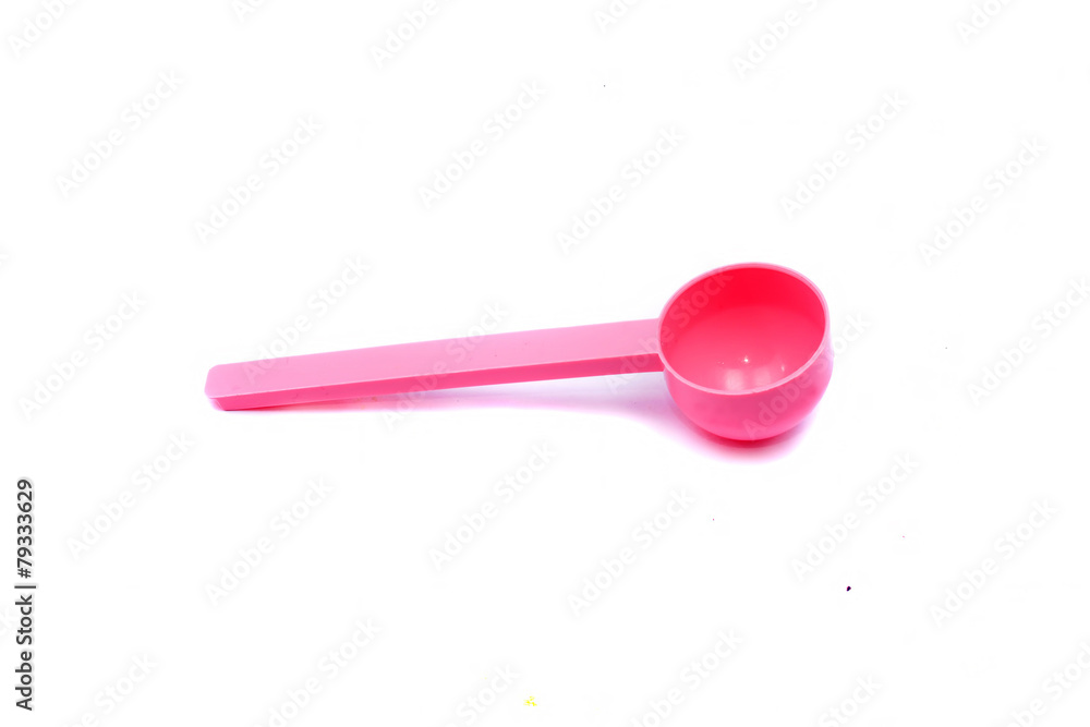 milk scoop isolated on white background milk scoop isolated on white background