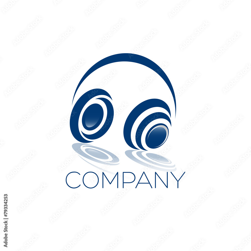 Obraz premium Music logotype