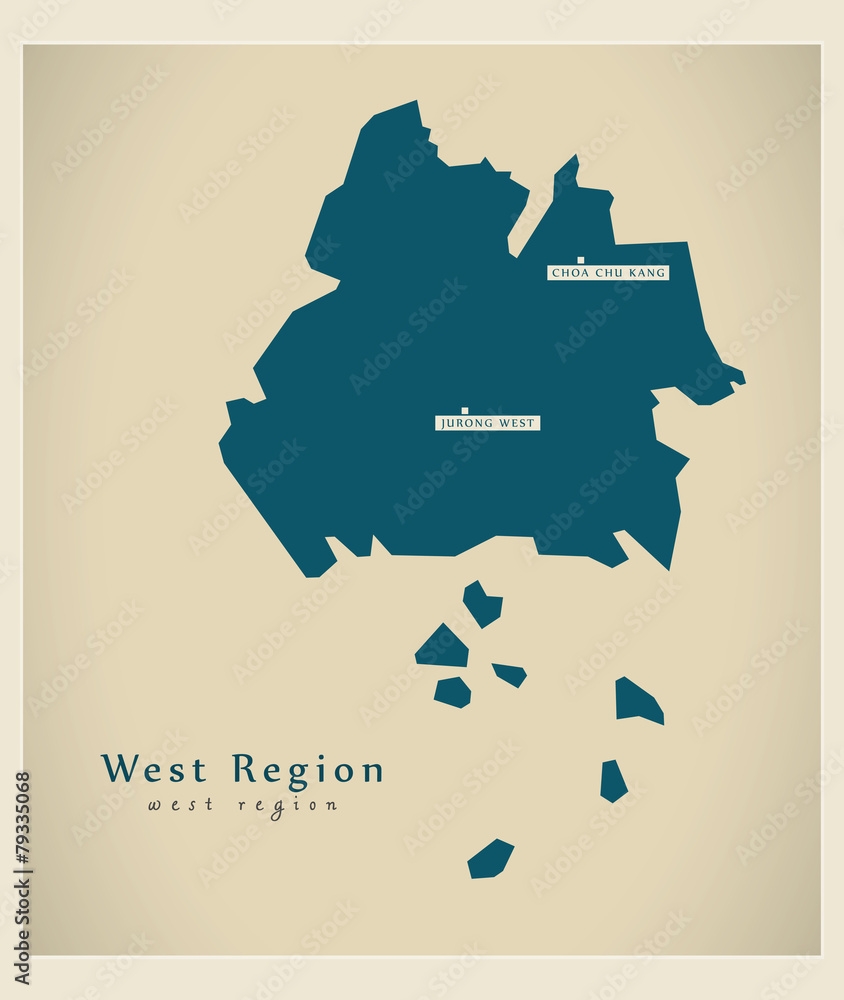 Modern Map - West Region SG