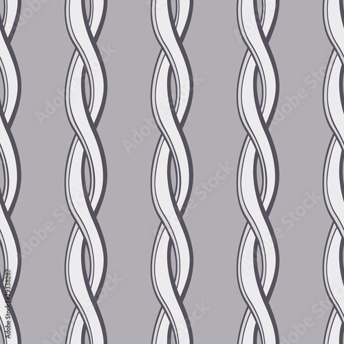 Seamless twisted rope wallpaper pattern