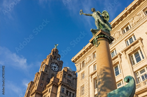 Fényképezés Royal Liver Building, Liverpool, England.