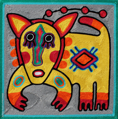 authentic ukrainian yarn painting