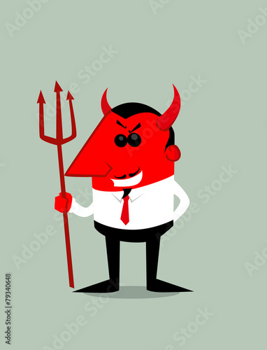 Cartoon devil