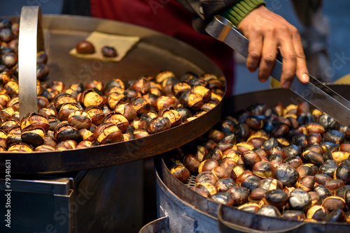 roasted chestnuts photo