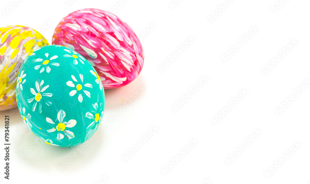 Easter eggs isolate on white background. Easter eggs isolate on white background.