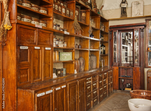 old pharmacy museum interior