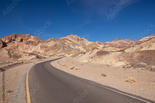 USA - Artists drive in the Death Valley