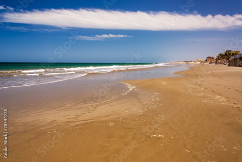 Idyllic Beach in Mancora  Peru