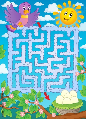 Maze 2 with bird theme
