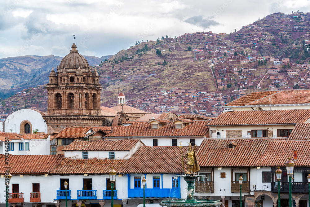 View of Central Cuzco, Peru