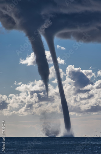 Tornados over the mediterranean sea #79350219