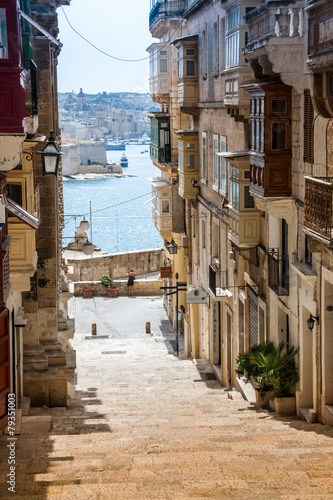 Typical buildings in malta
