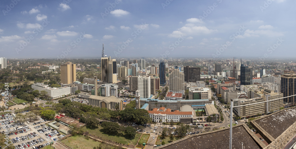Fototapeta premium Nairobi Aerial