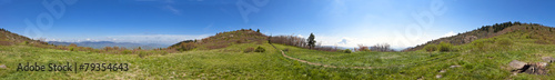 360 panorama of north carolina mountains © Wollwerth Imagery
