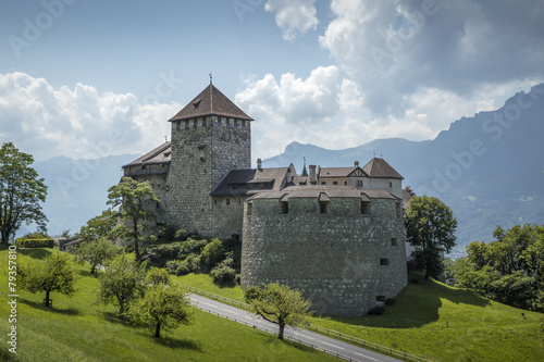 Medieval castle in Vaduz, Liechtenstein