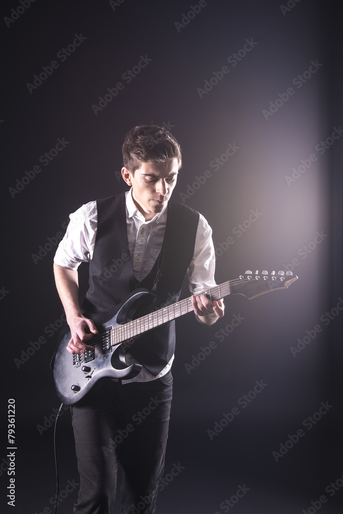 Obraz premium Man with guitar