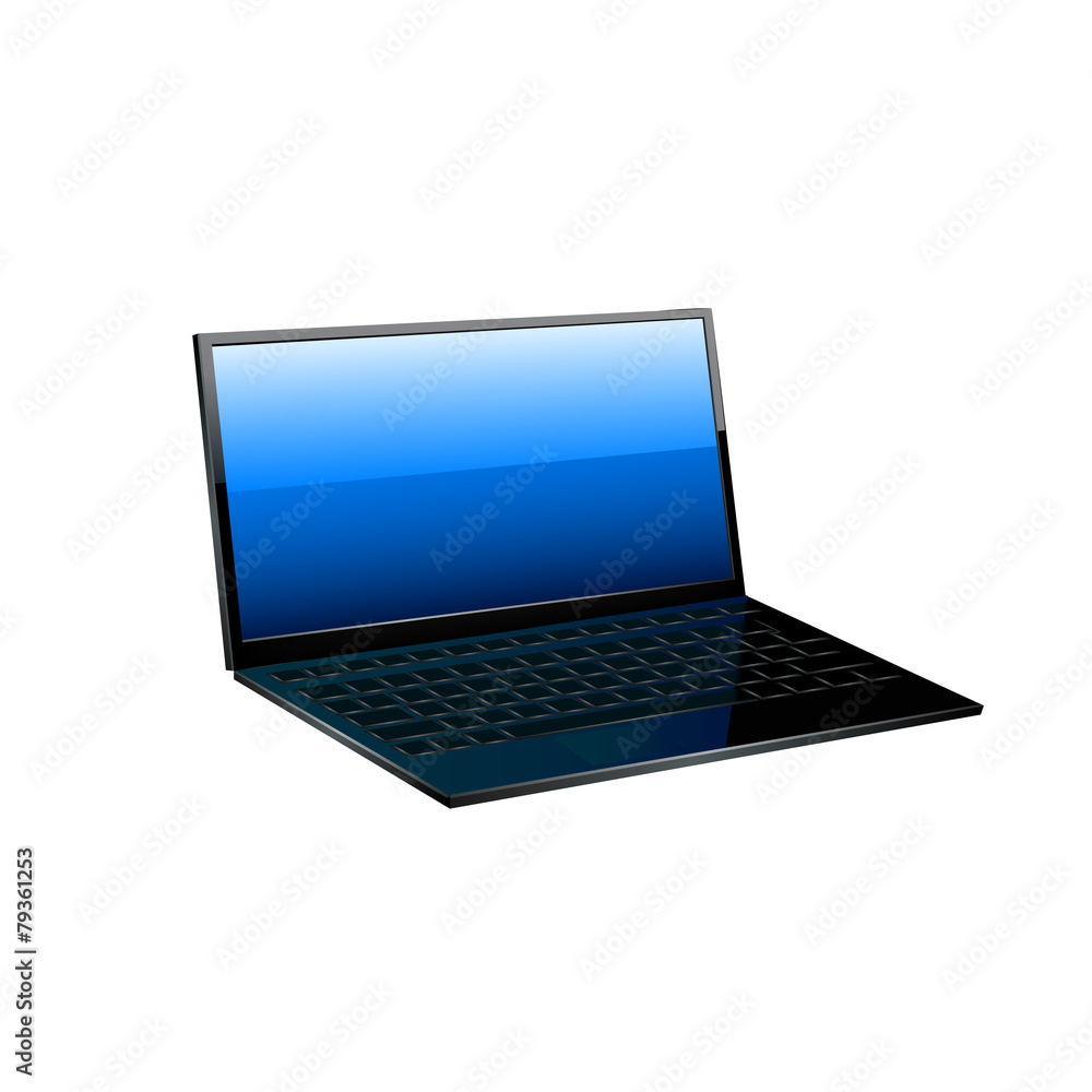 Fototapeta premium Lap top icon.