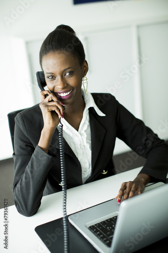Young woman in the office
