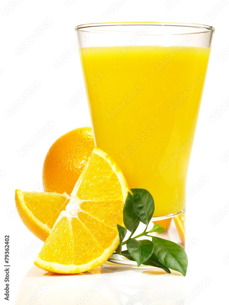 Fototapeta premium Orangensaft - Früchte
