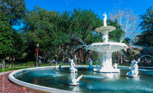 Forsyth Park Water Fountain, Savannah, Georgia