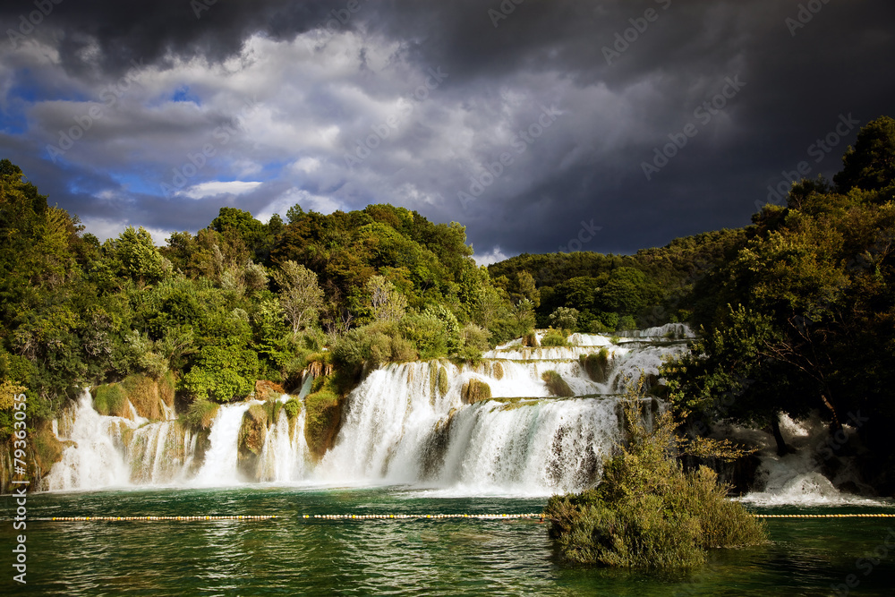 Obraz premium Krka waterfalls