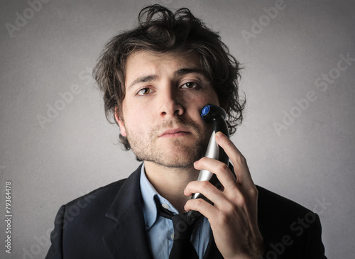 Shaving time photo