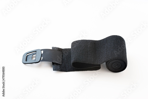 Black Elastic Bandage with Clip