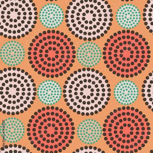 circle seamless pattern