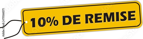 bouton 10% de remise
