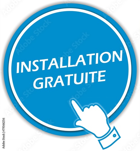 bouton installation gratuite