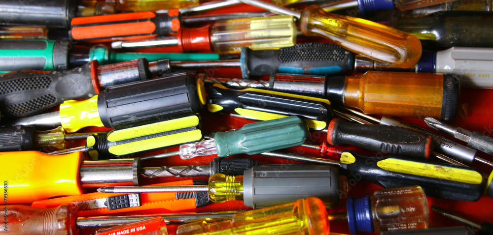 Mechanic tools set isolated Mechanic tools set isolated
