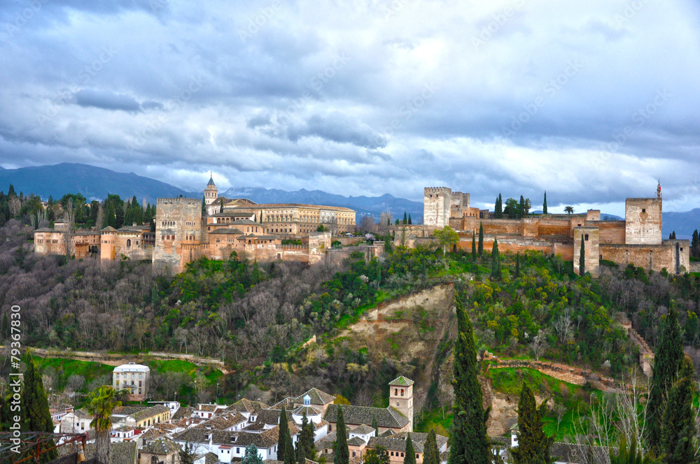 La Alhambra desde el mirador de San Nicolás, Granada