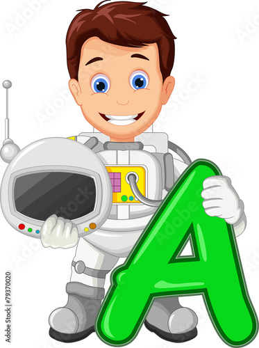 Cartoon Astronaut for you design