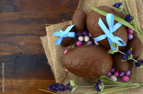 Chocolate Easter Eggs  photo