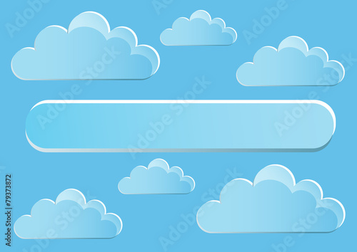 Page 1of 5  Mock-up for Infographic with  Clouds.