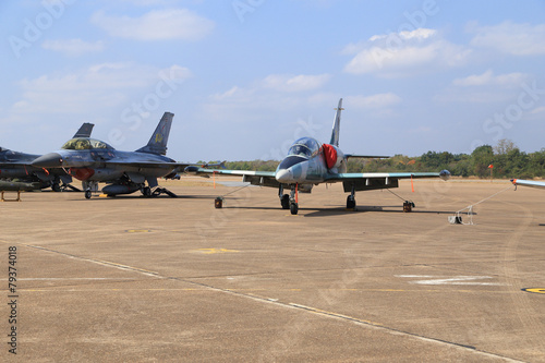 F-16 show on children's Day at Korat Wing 1 Royal Thai Airforce