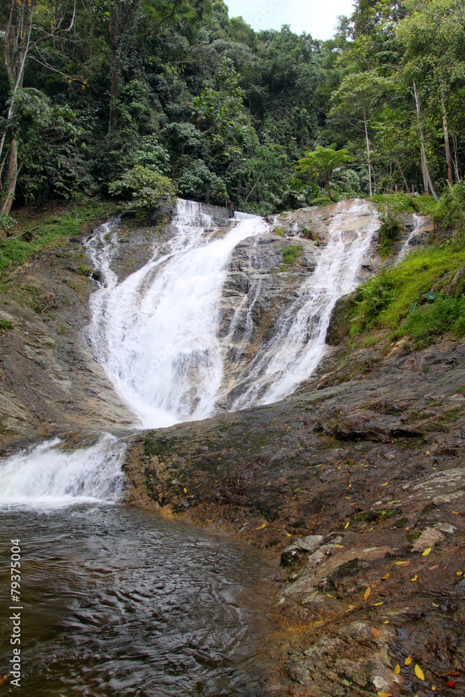 Waterfalls at Cameron Highlands, Malaysia..