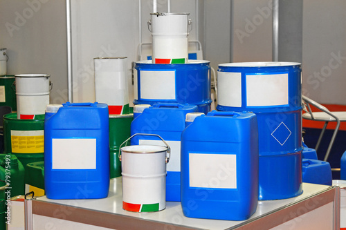 Canvas-taulu Chemical barrels