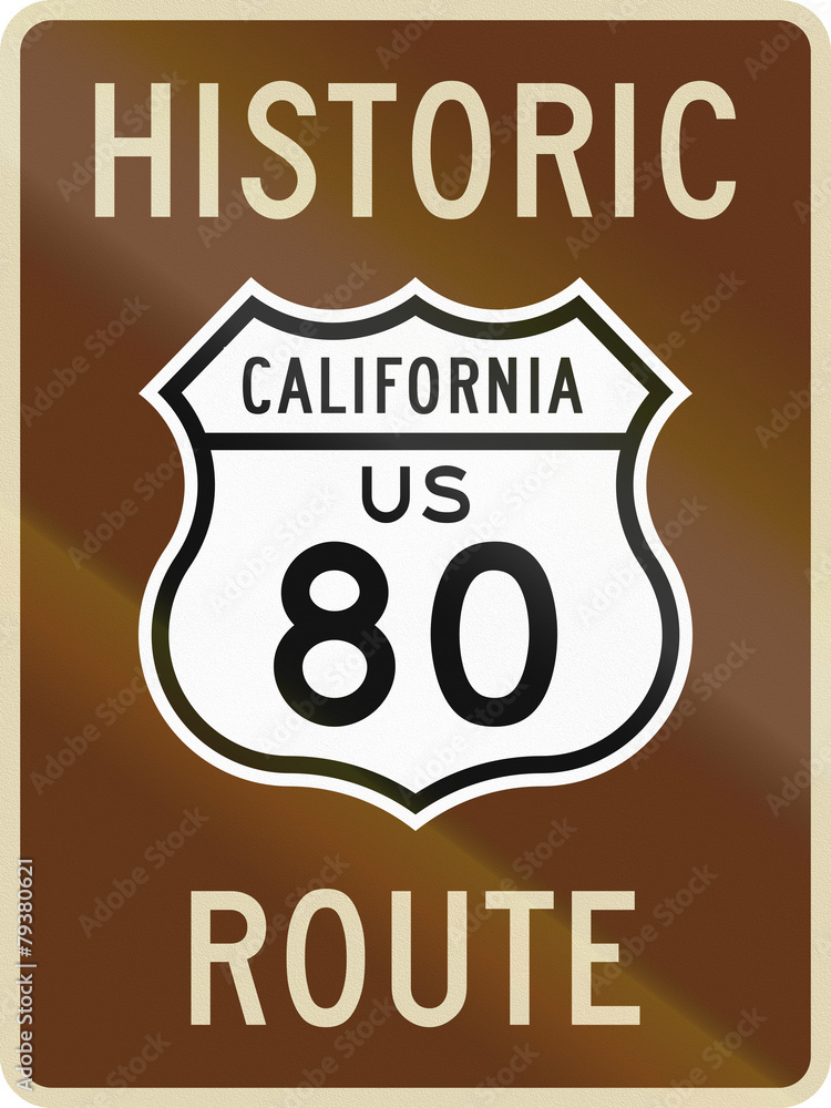 Fototapeta premium US historic route highway 60