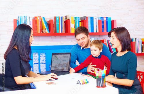 family in office at the professional